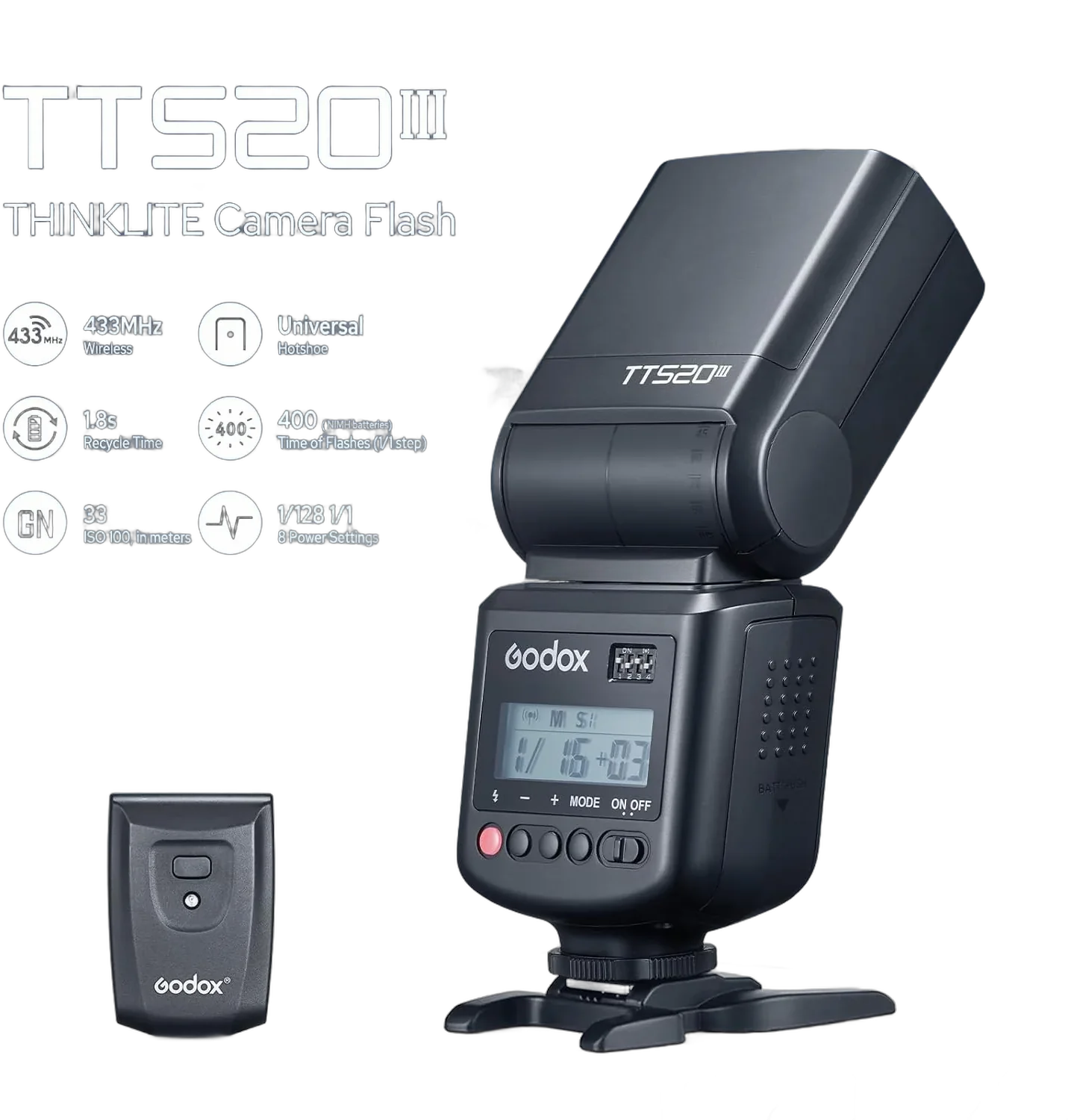 Вспышка Godox ThinkLite TT520III