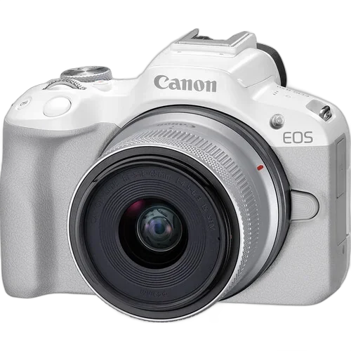Фотоаппарат Canon EOS R50 Kit 18-45mm белый 2 года