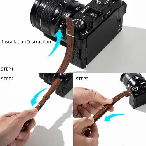 Плечевой ремень SmallRig Leather Camera Shoulder Strap 5209 (коричневый)