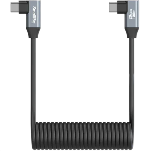 Кабель SmallRig USB-C Right Angled-to-Right Angled Coiled Data Cable 35см 4793