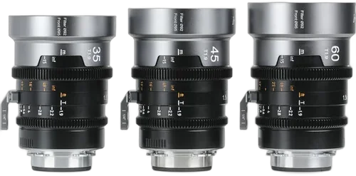 Набор объективов Sirui IronStar 35, 45, 60mm T1.9 Full-Frame Anamorphic (ARRI PL/EF Mount, Neutral Flare)