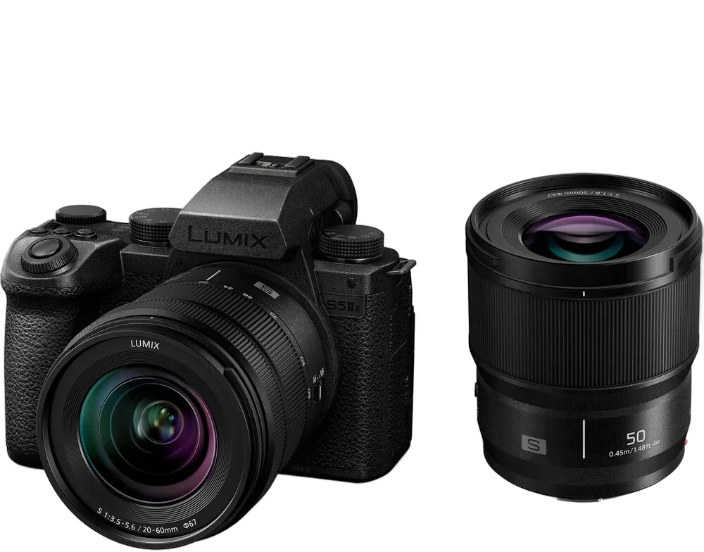 Цифровая фотокамера Panasonic Lumix S5 II 20-60mm и 50mm f/1.8 Lenses Kit