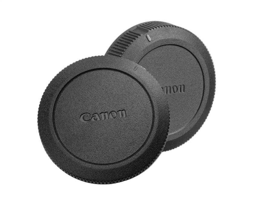 Защитные крышки для тыльной стороны объектива и для боди фотоаппарата Canon RF