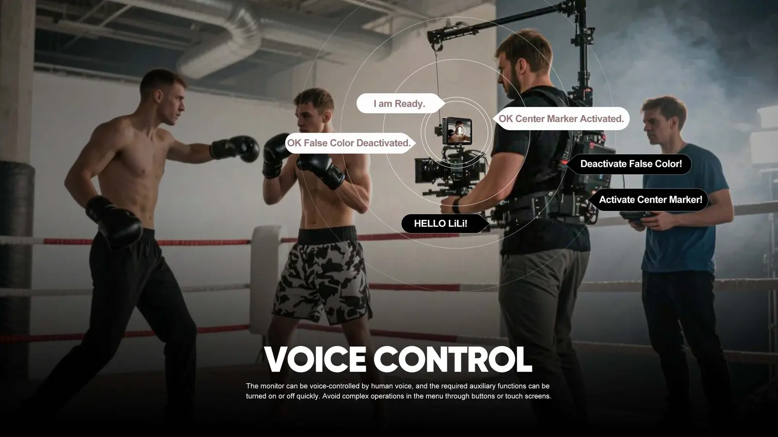 Монитор Lilliput V7 7" 4K HDMI Voice Control Camera Monitor