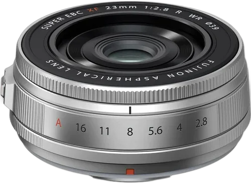 Объектив Fujifilm XF 23mm f/2.8 R WR серебристый