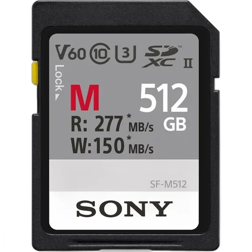 Карта памяти Sony 512GB SF-M/T2 UHS-II SDXC 150Mb/s