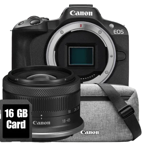 Фотоаппарат Canon EOS R50 18-45mm Travel Kit