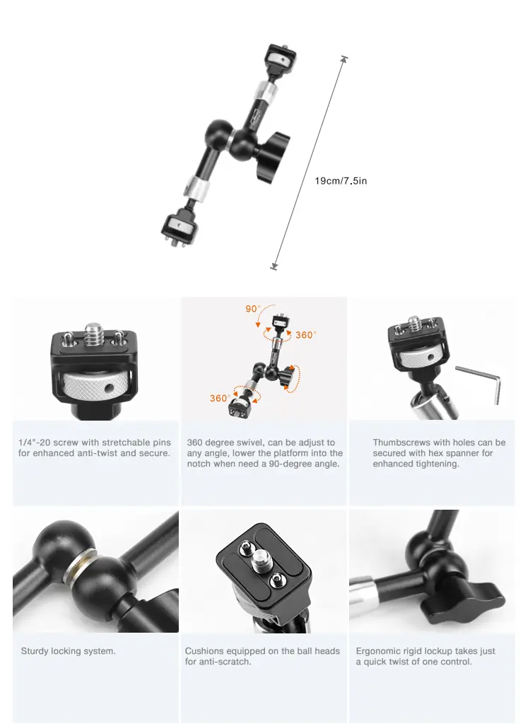 Крепление универсальное E-Image EI-A76P (19cm)