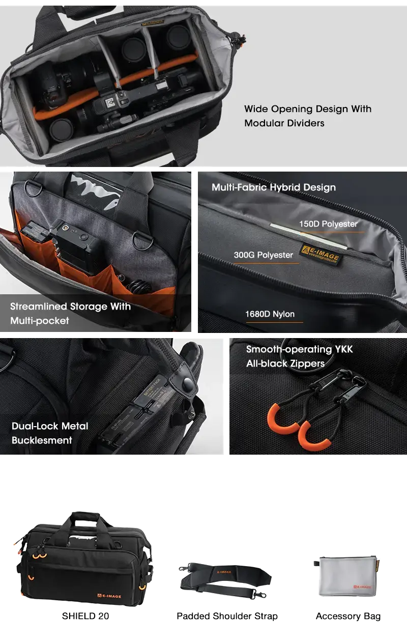 Сумка для видеокамер E-Image Shield 20