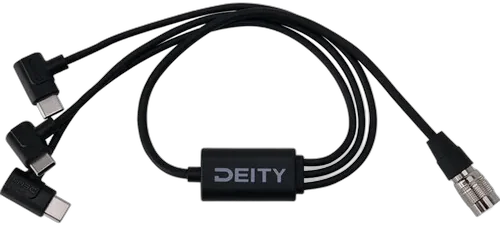 Кабель Deity Microphones SPD-HR3U 4-Pin Hirose to Triple USB-C Cable