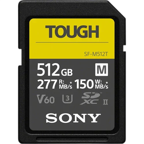 Карта памяти Sony 512GB SF-M Tough Series UHS-II SDXC 150Mb/s