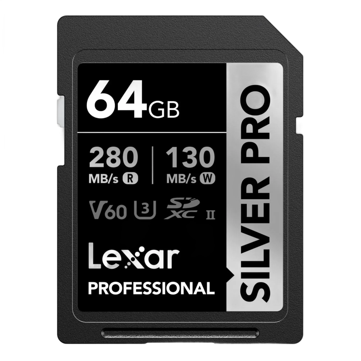 Карта памяти Lexar 64GB Professional SILVER PRO UHS-II 280 MB/s