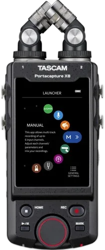 Рекордер Tascam Portacapture X8 32-Bit Float 8-Channel Multitrack Field Recorder