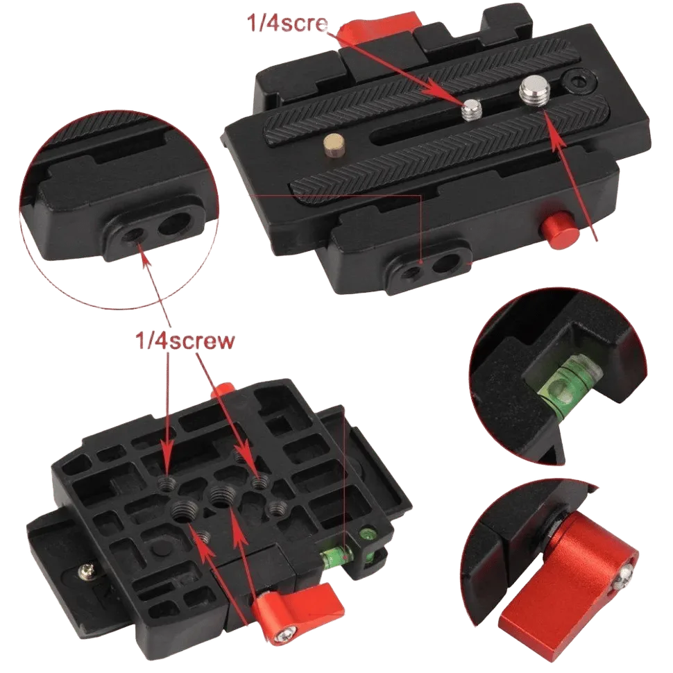 Площадка Quick Release Adapter System с Slide Plate для Tripod Ball Head