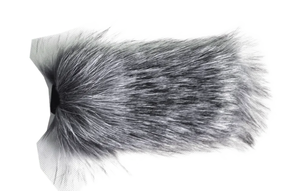 Меховая насадка на микрофон 12 см