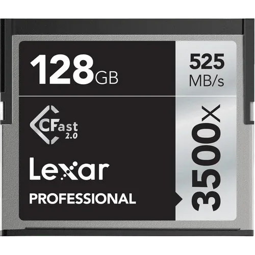Карта памяти Lexar 128GB Professional 3500x CFast 2.0