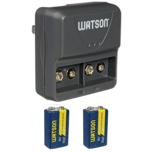 ЗУ на 2 аккумулятора + 2 в комплекте Watson 2-Bay 9V Charger & 2 9V Rechargeable Batteries Kit