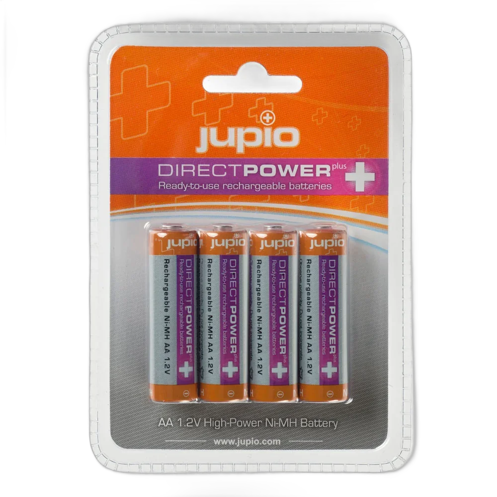 Аккумуляторы Jupio Direct Power Plus AA 2500mAh 4 шт