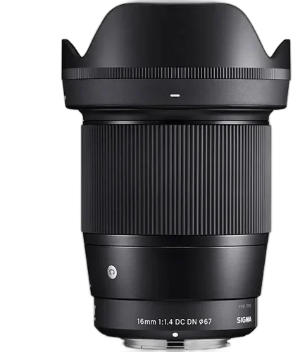 Объектив Sigma 16mm f/1.4 DC DN Contemporary для Canon RF