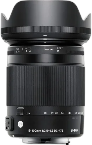 Объектив Sigma 18-300mm f/3.5-6.3 DC MACRO OS HSM Contemporary для Canon