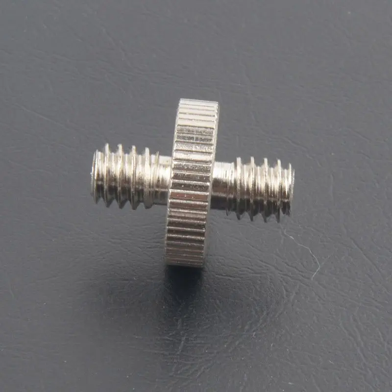 1/4 Male to 1/4 Male Screw Adapter for Tripod Camera Flash Bracket Stand
