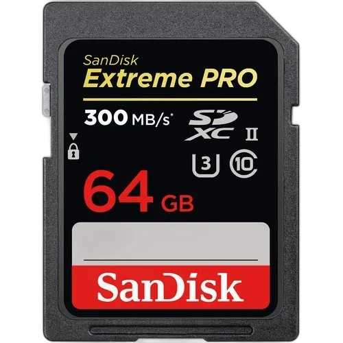 Карта памяти SanDisk Extreme Pro SDXC UHS-II 64Gb 300MB/s